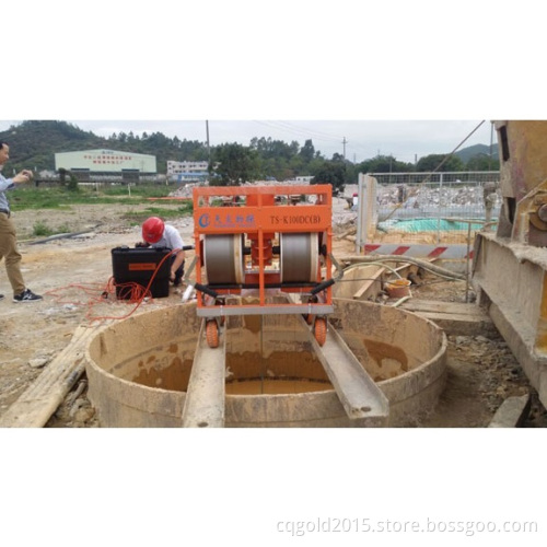 Ultrasonic drilling monitor for Construction Pit test bored pile